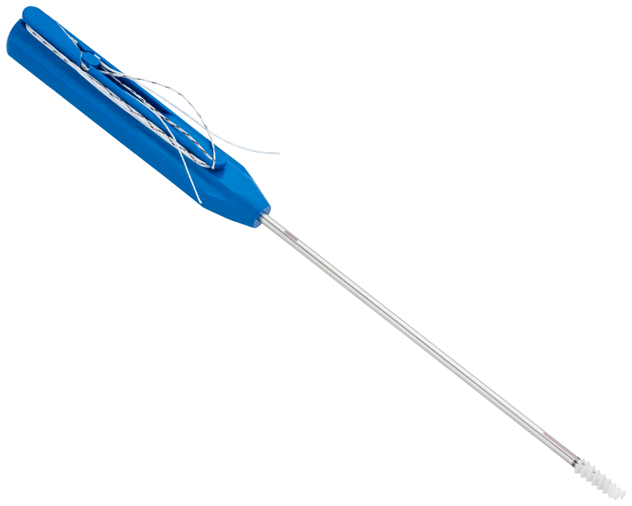 Шовний фіксатор біокомпозитний Corkscrew® FT, вентильований з 1.3 мм білий/синій та білий/чорний SutureTape™
